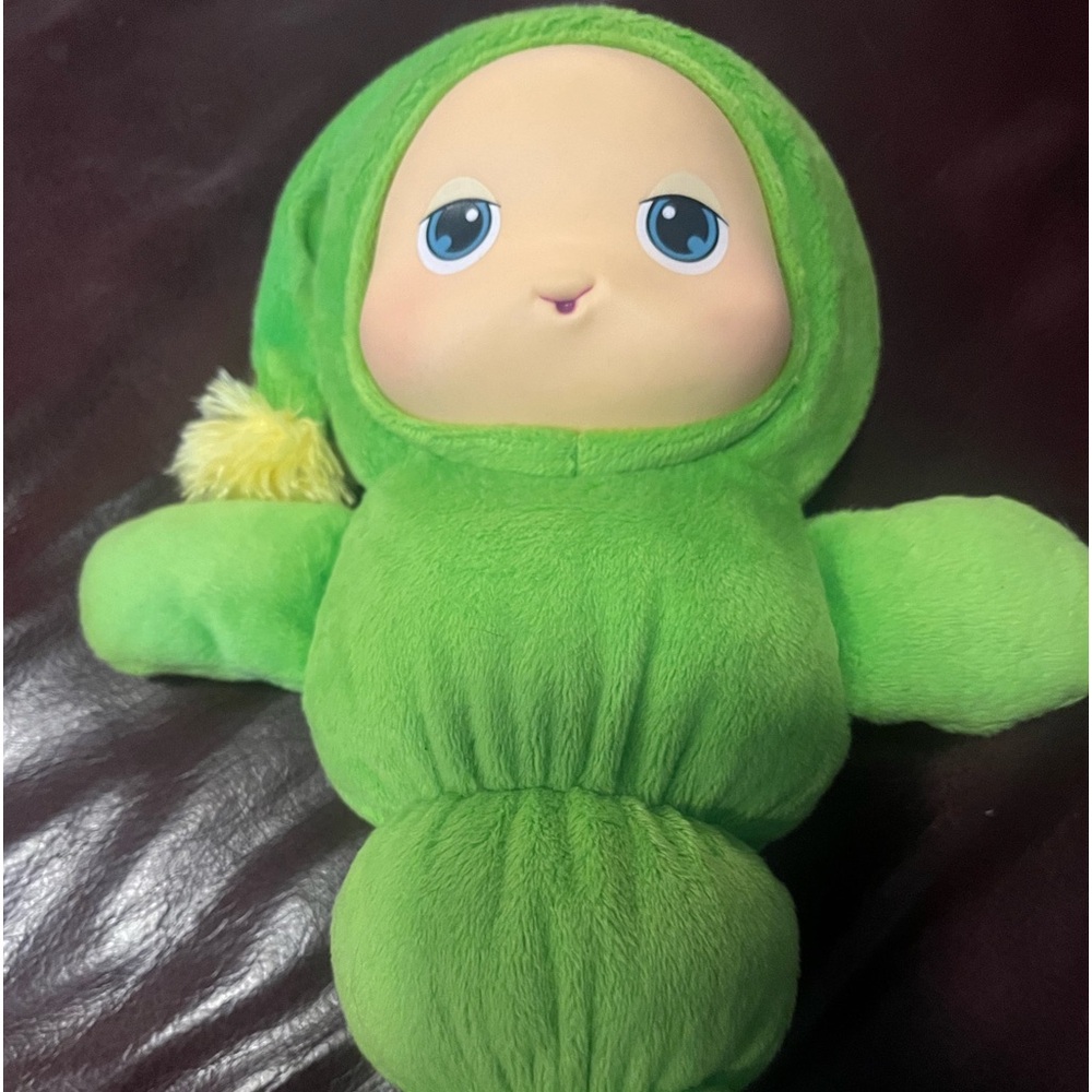 Hasbro Playskool Glo Worm Lullaby  Musical Glow Worm 10" Green Tested Works